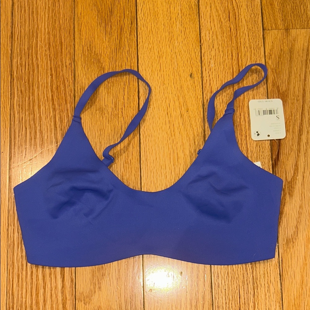 Intimately Free People Womens Bra Purple Lightweight Wire Free Pull